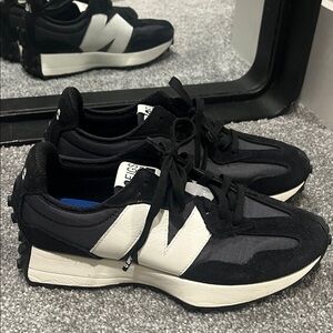 New Balance Black and White Athletic Shoes